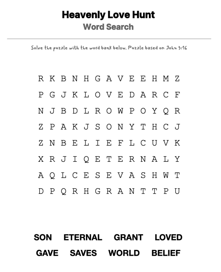 What's on the Inside Counts word-search